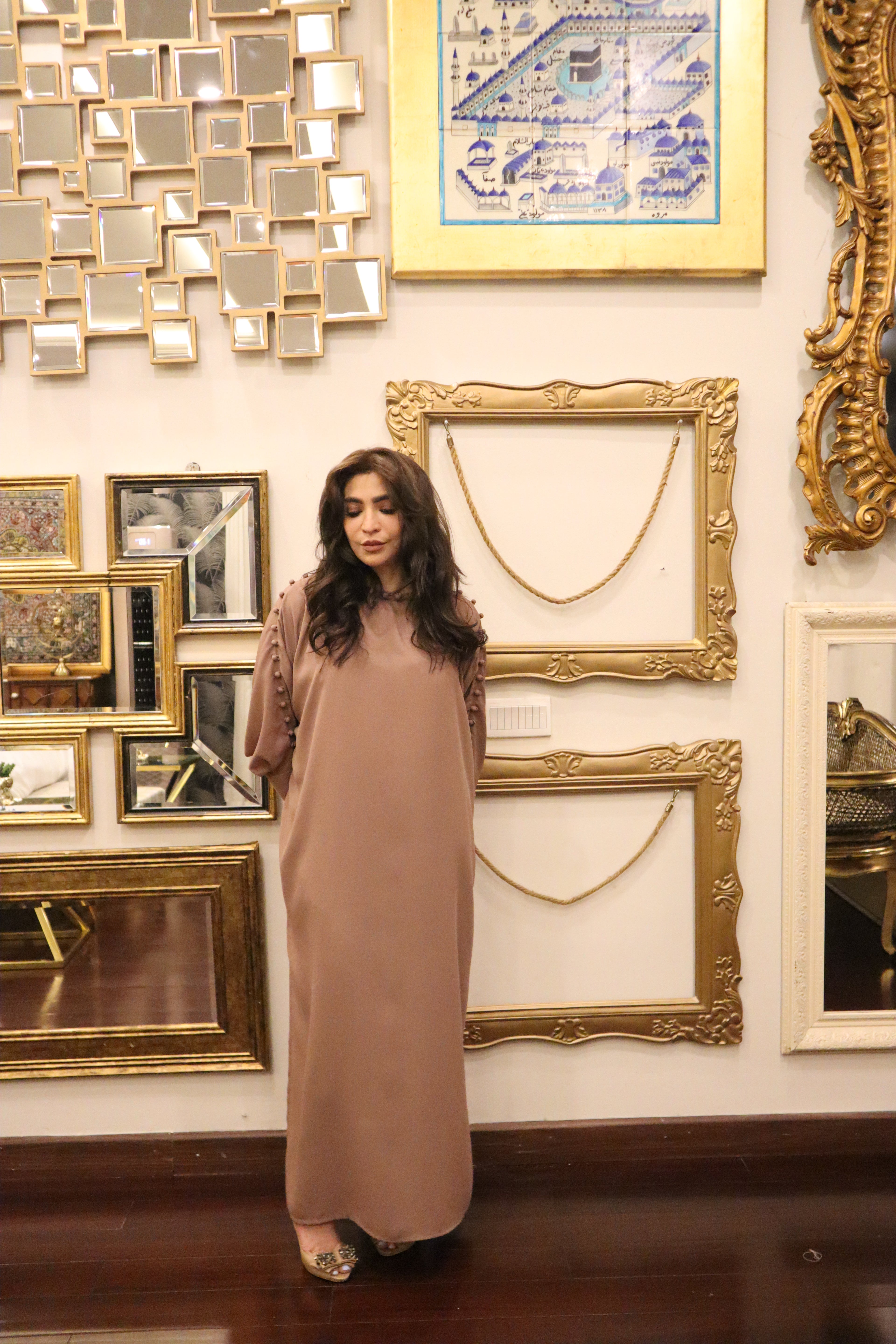 Blush Grace kaftan set