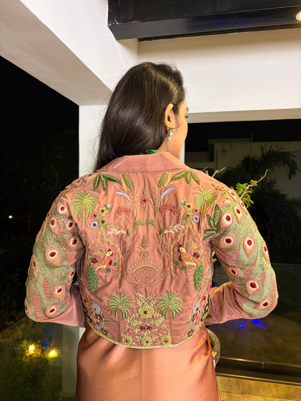 Opulent Peach Velvet