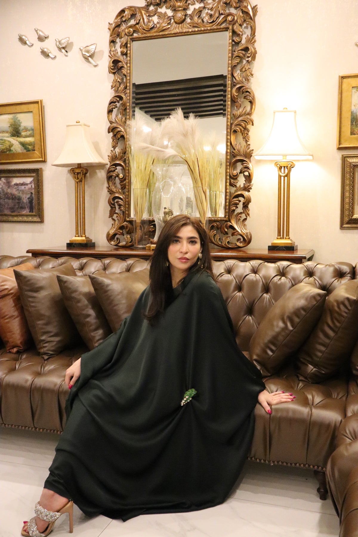 Emerald Muse Kaftan Set