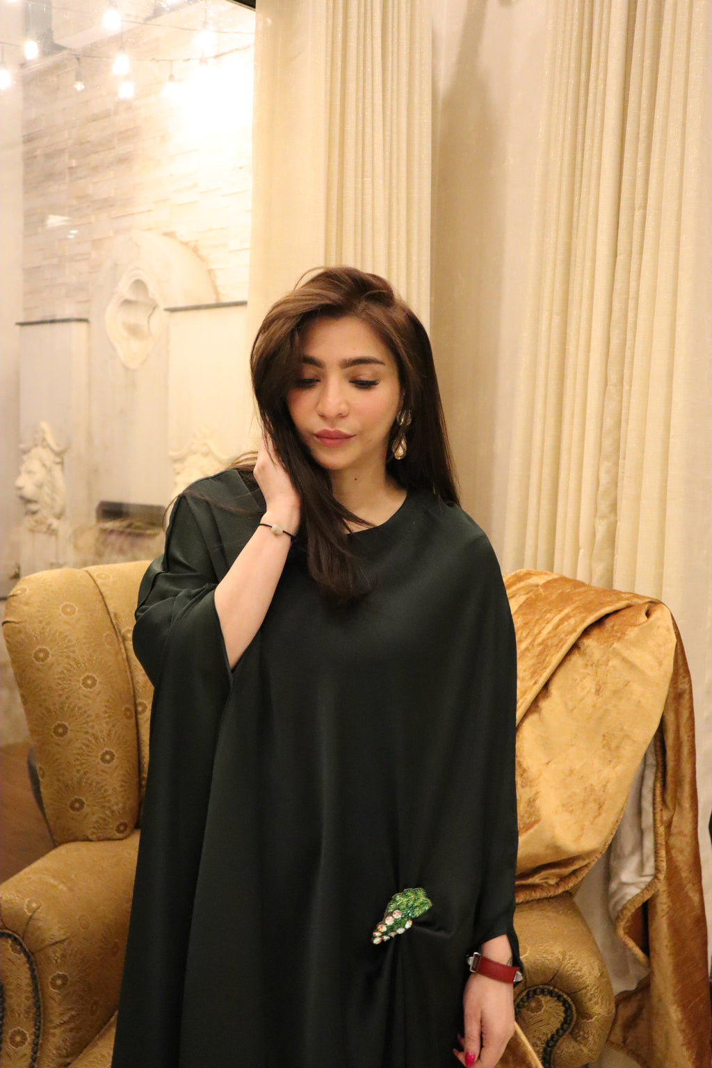 Emerald Muse Kaftan Set