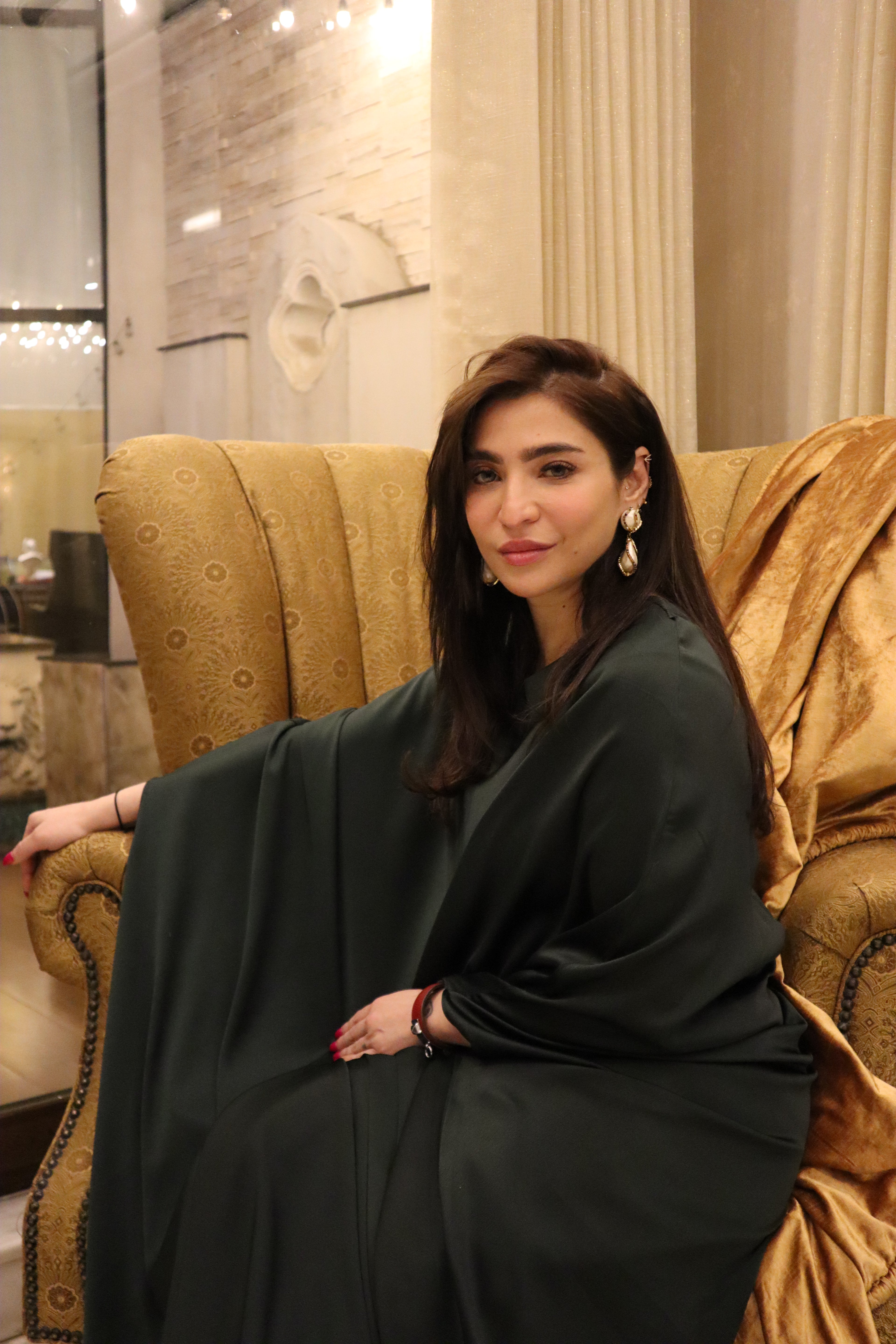 Emerald Muse Kaftan Set