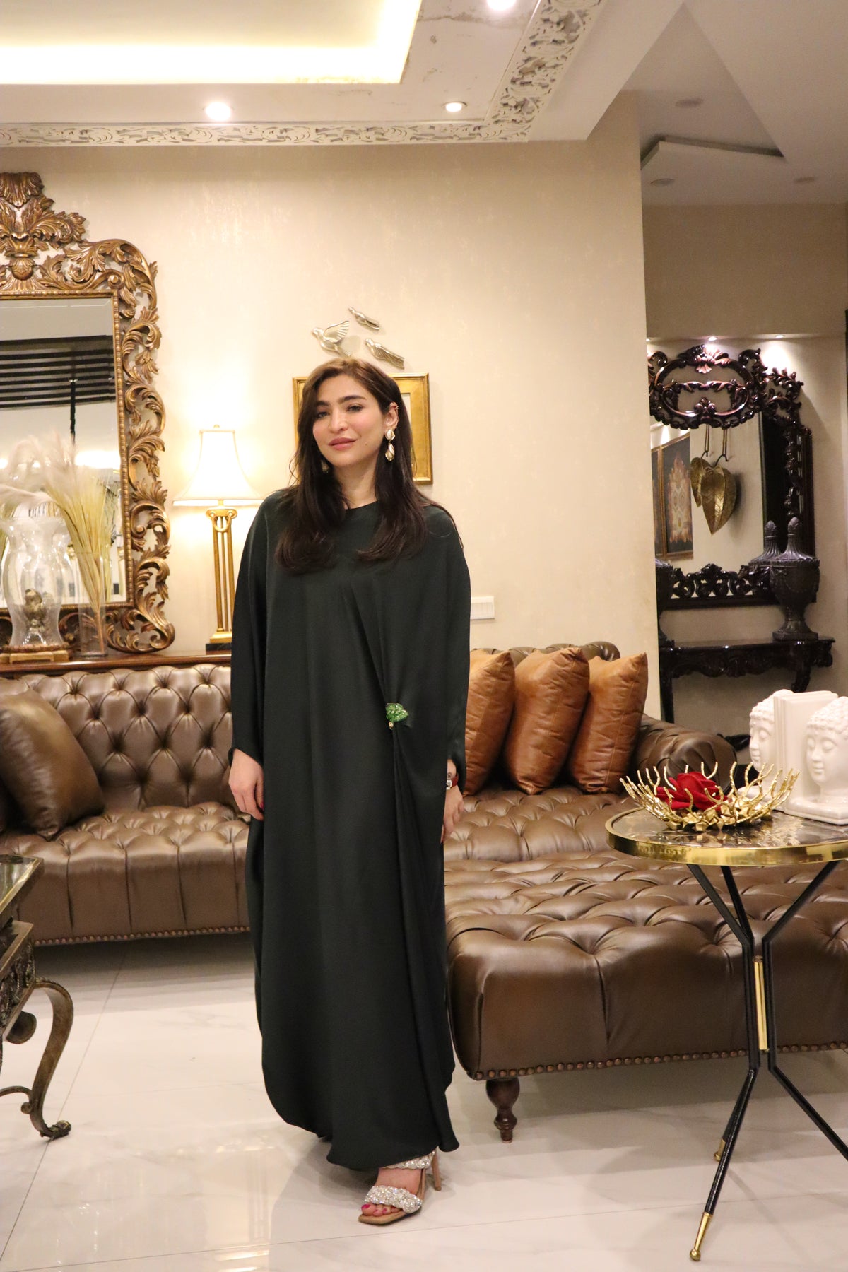 Emerald Muse Kaftan Set