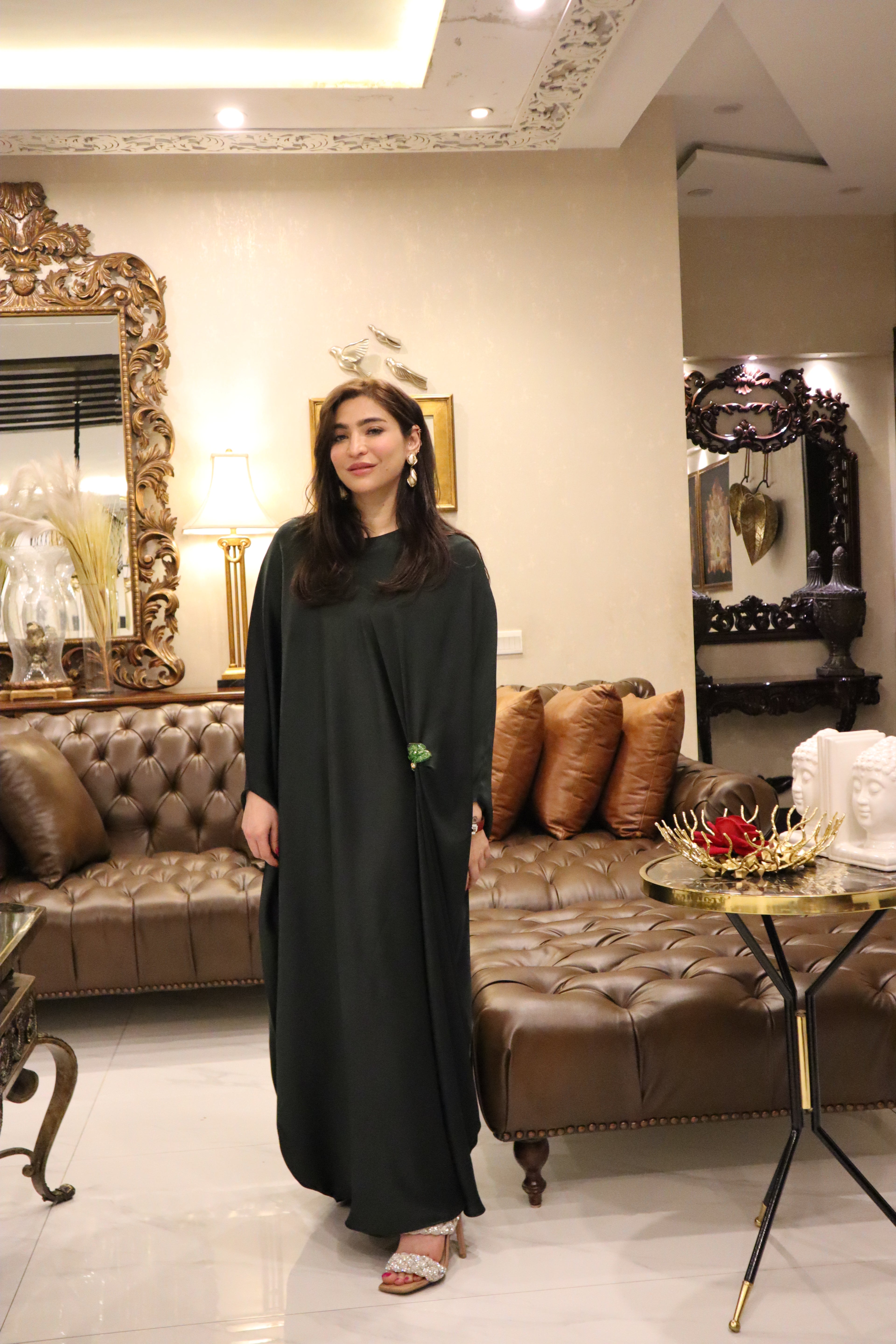 Emerald Muse Kaftan Set