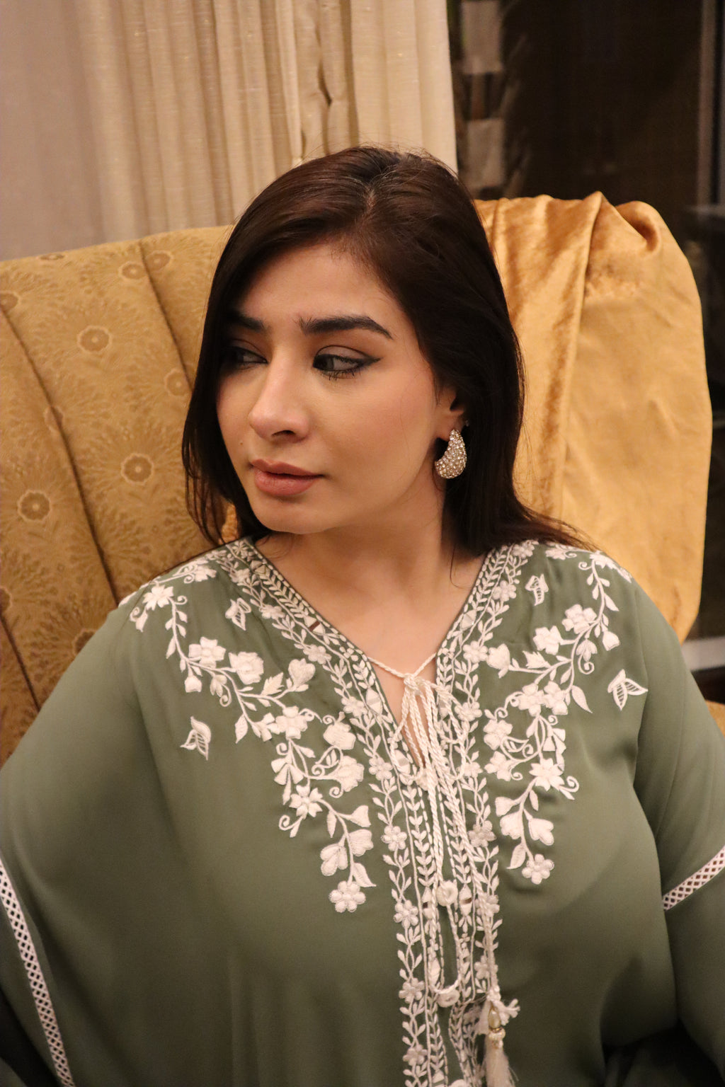 Sage Serenity Kaftan Set