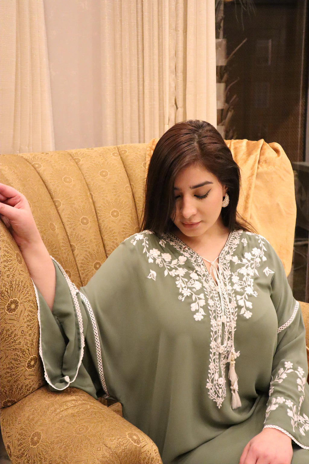 Sage Serenity Kaftan Set