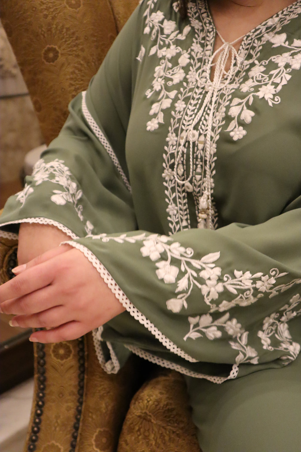 Sage Serenity Kaftan Set