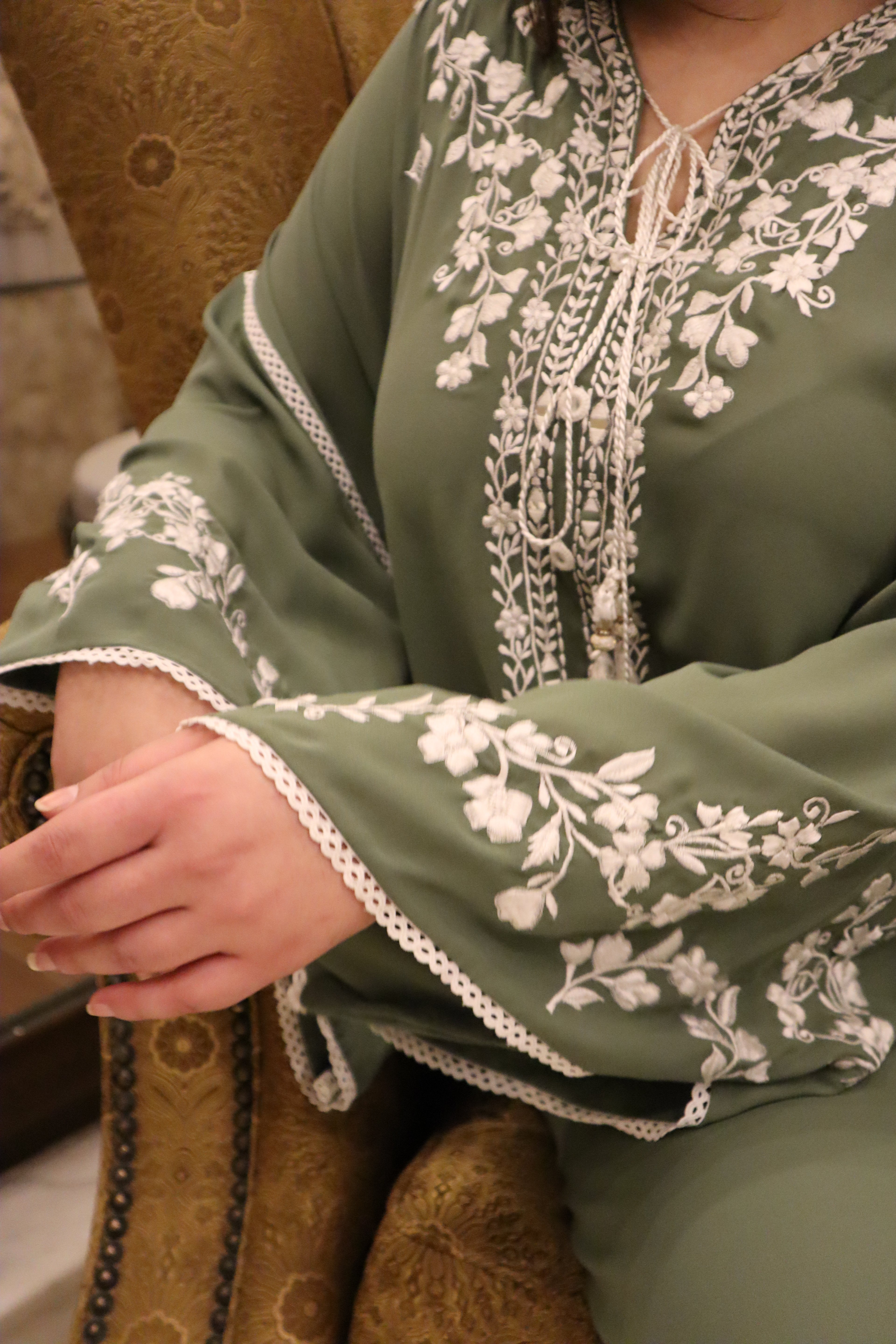 Sage Serenity Kaftan Set