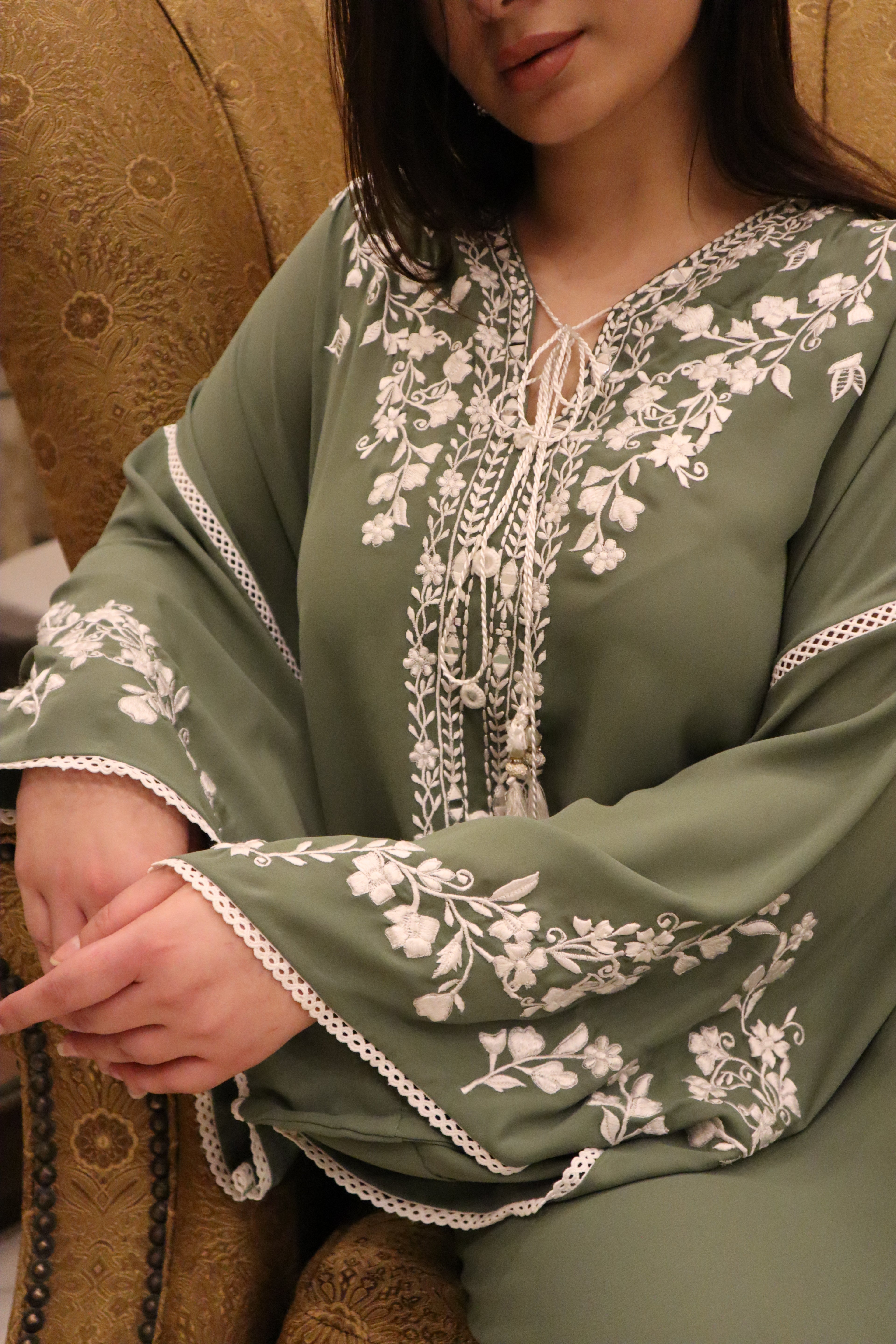 Sage Serenity Kaftan Set