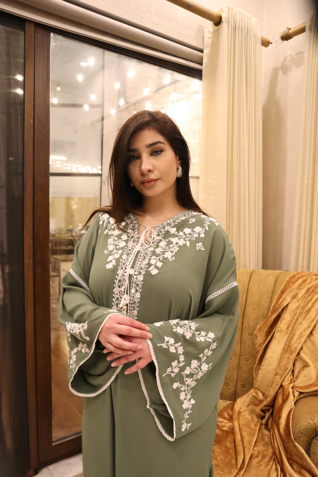 Sage Serenity Kaftan Set