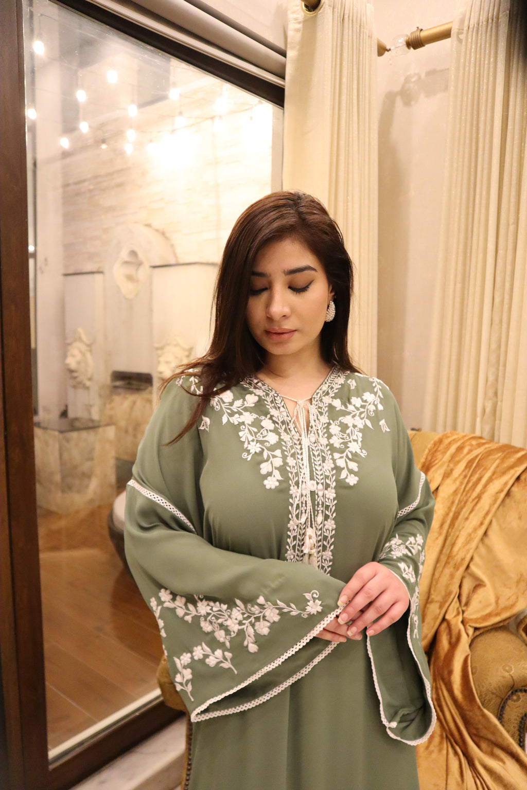 Sage Serenity Kaftan Set