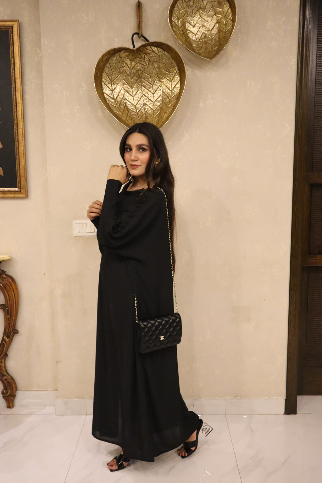 Noir Grace Kaftan Set