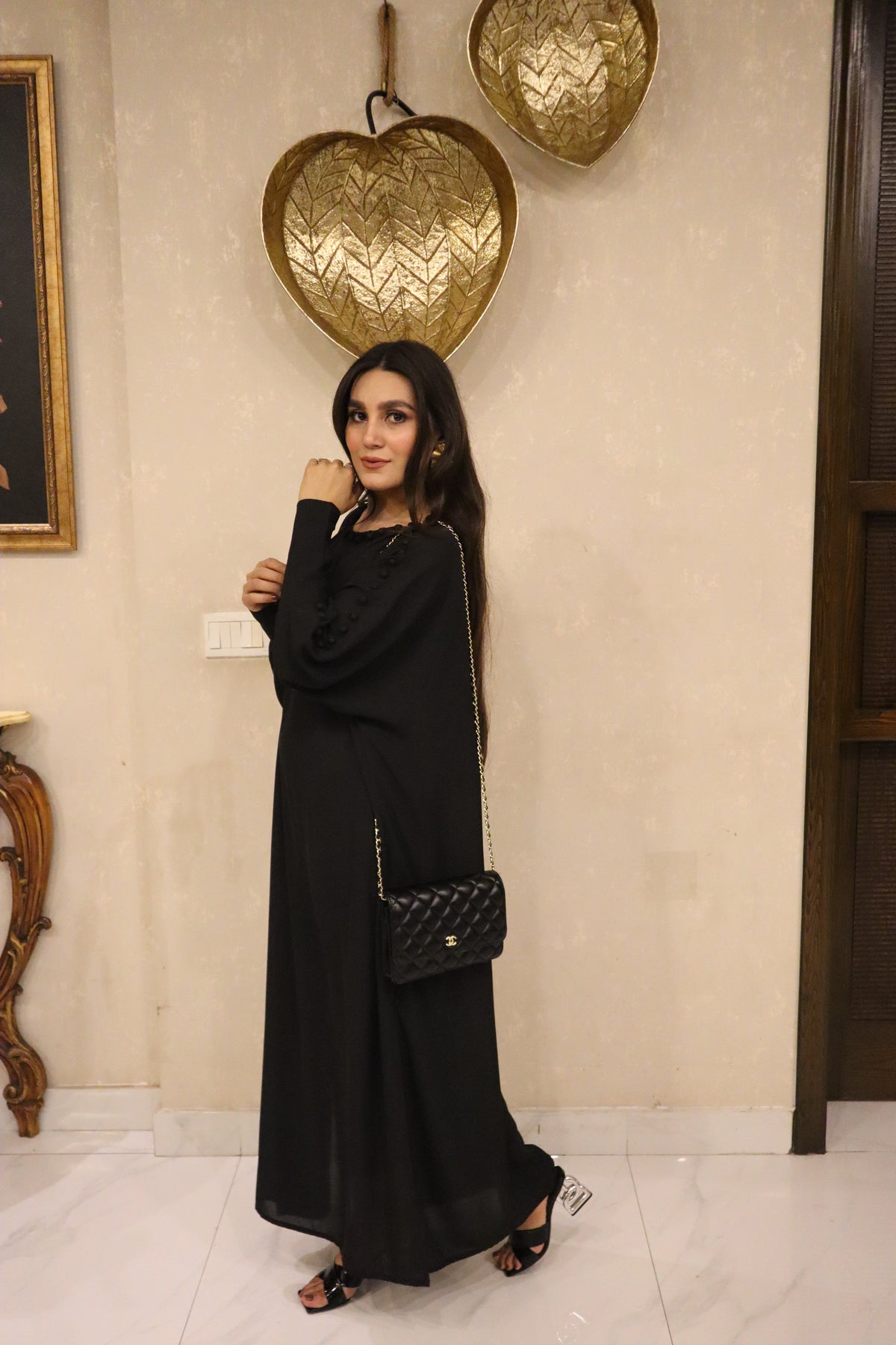 Noir Grace Kaftan Set