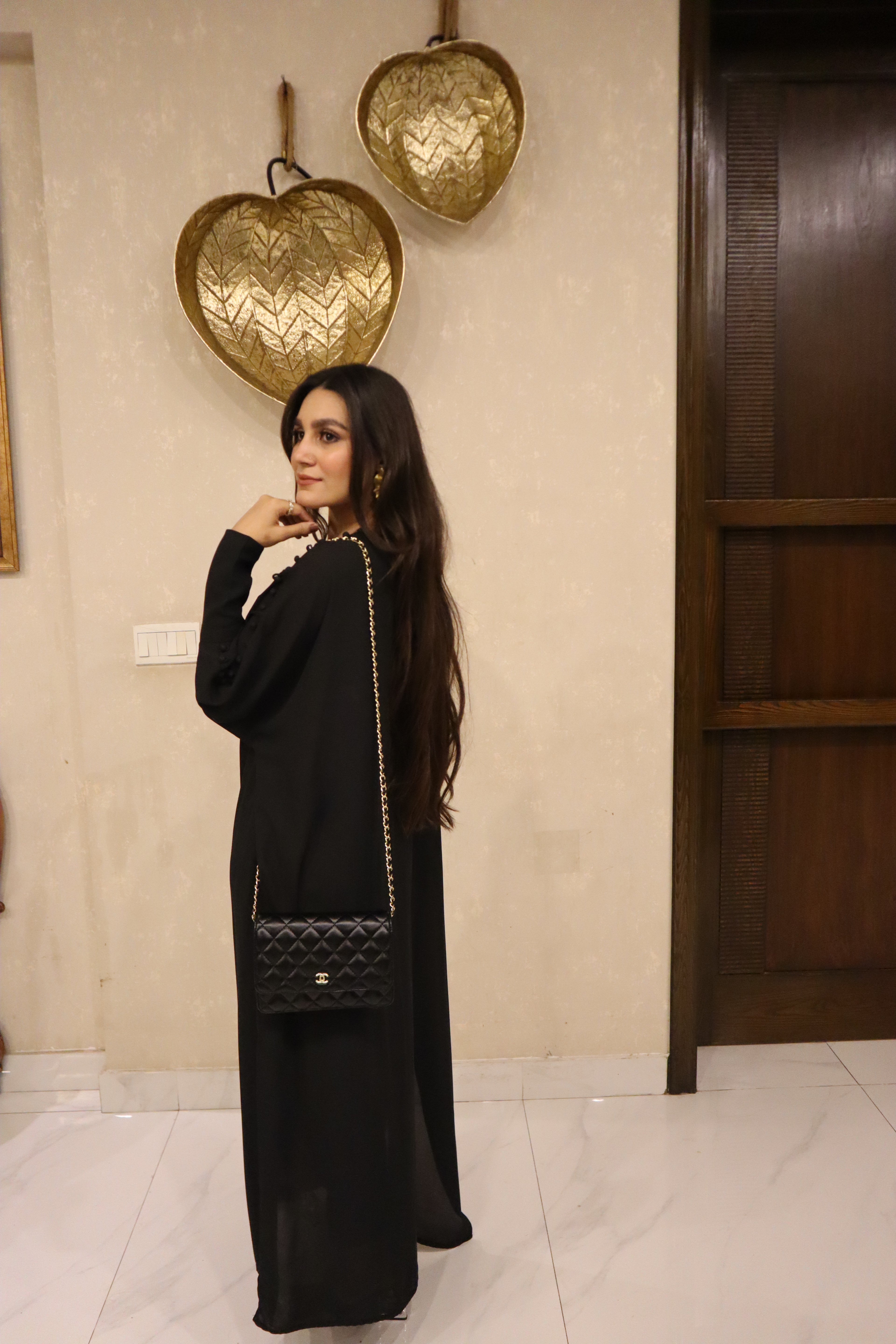 Noir Grace Kaftan Set
