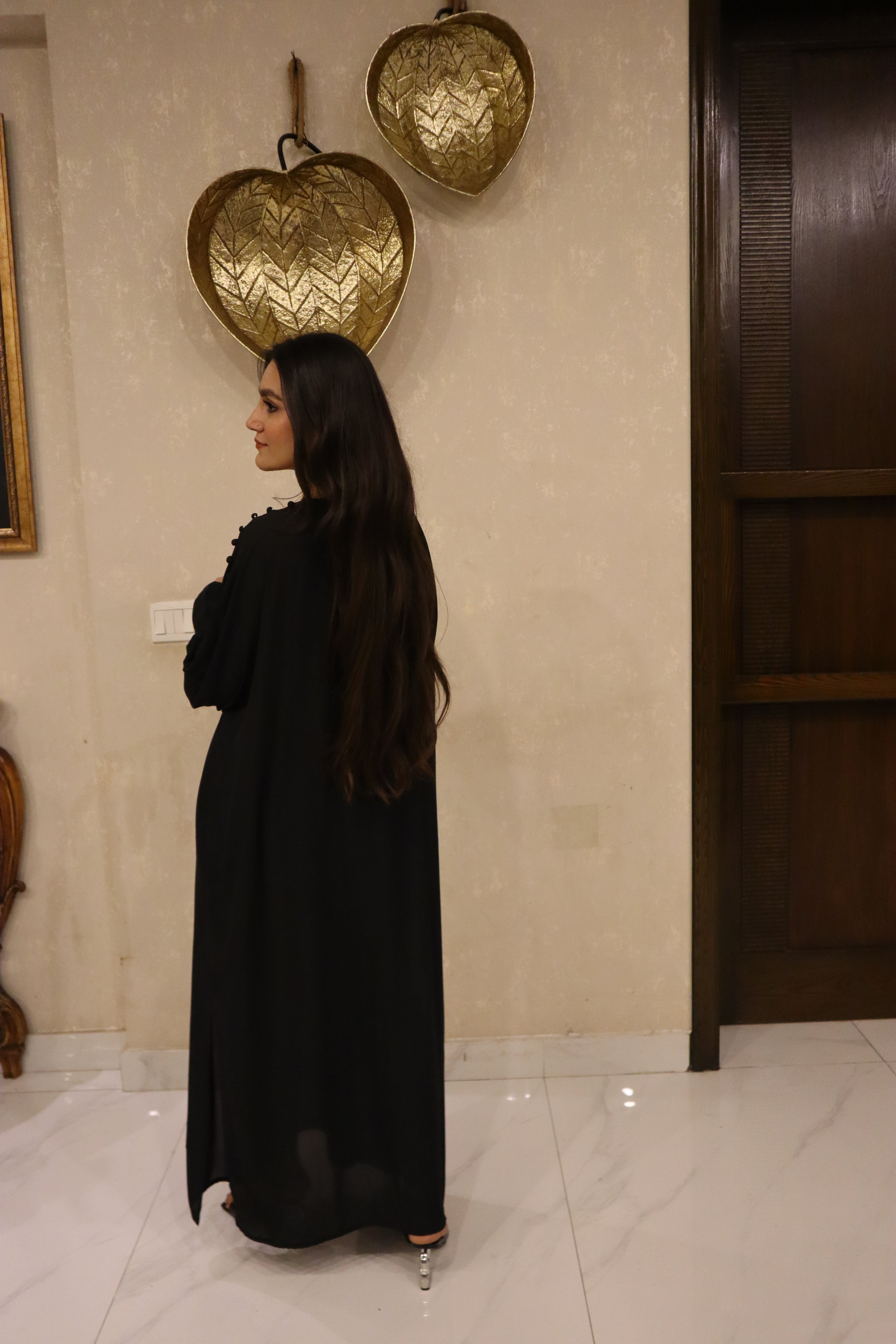 Noir Grace Kaftan Set