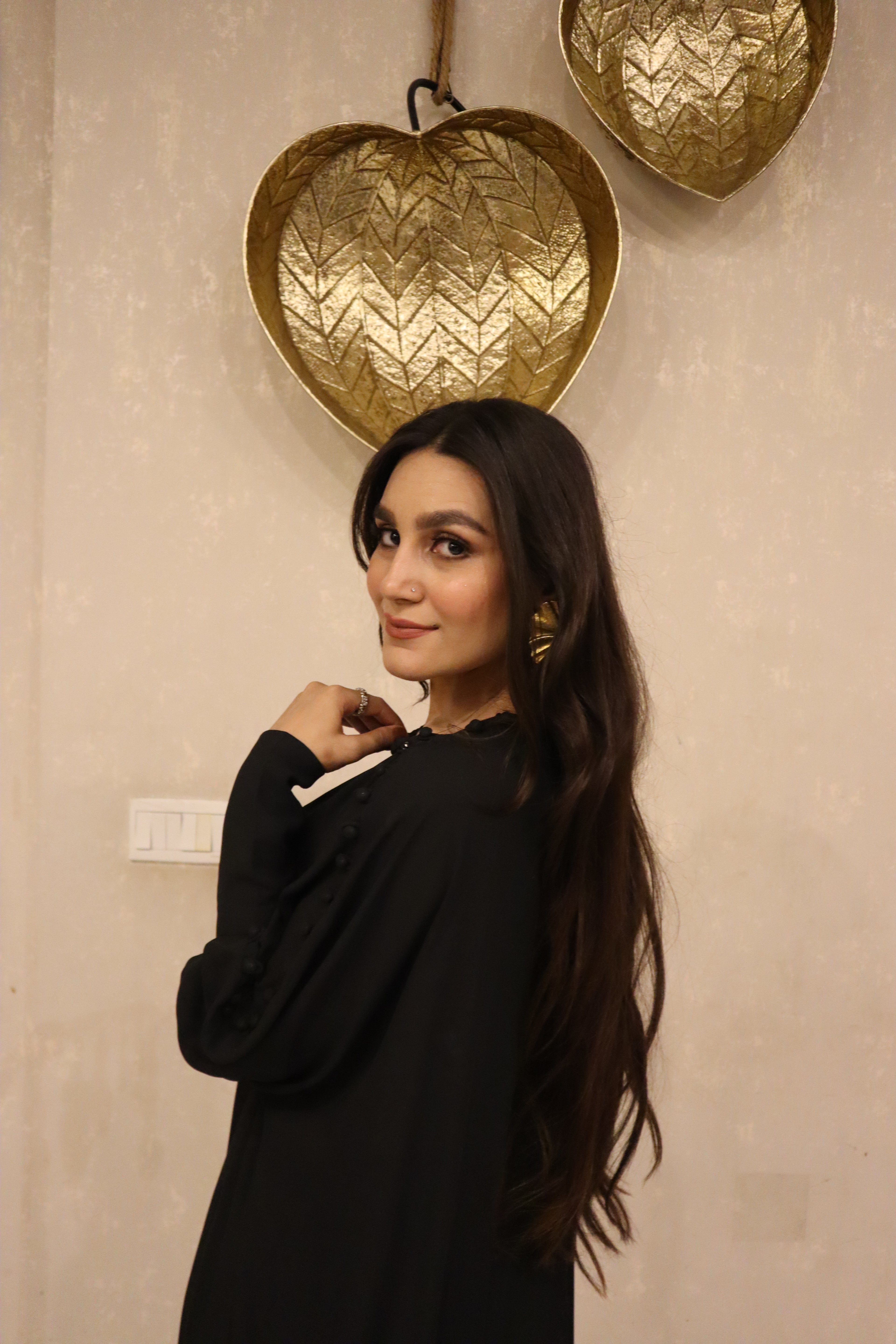 Noir Grace Kaftan Set