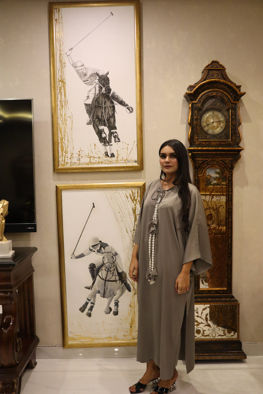 Pearl Dusk kaftan set