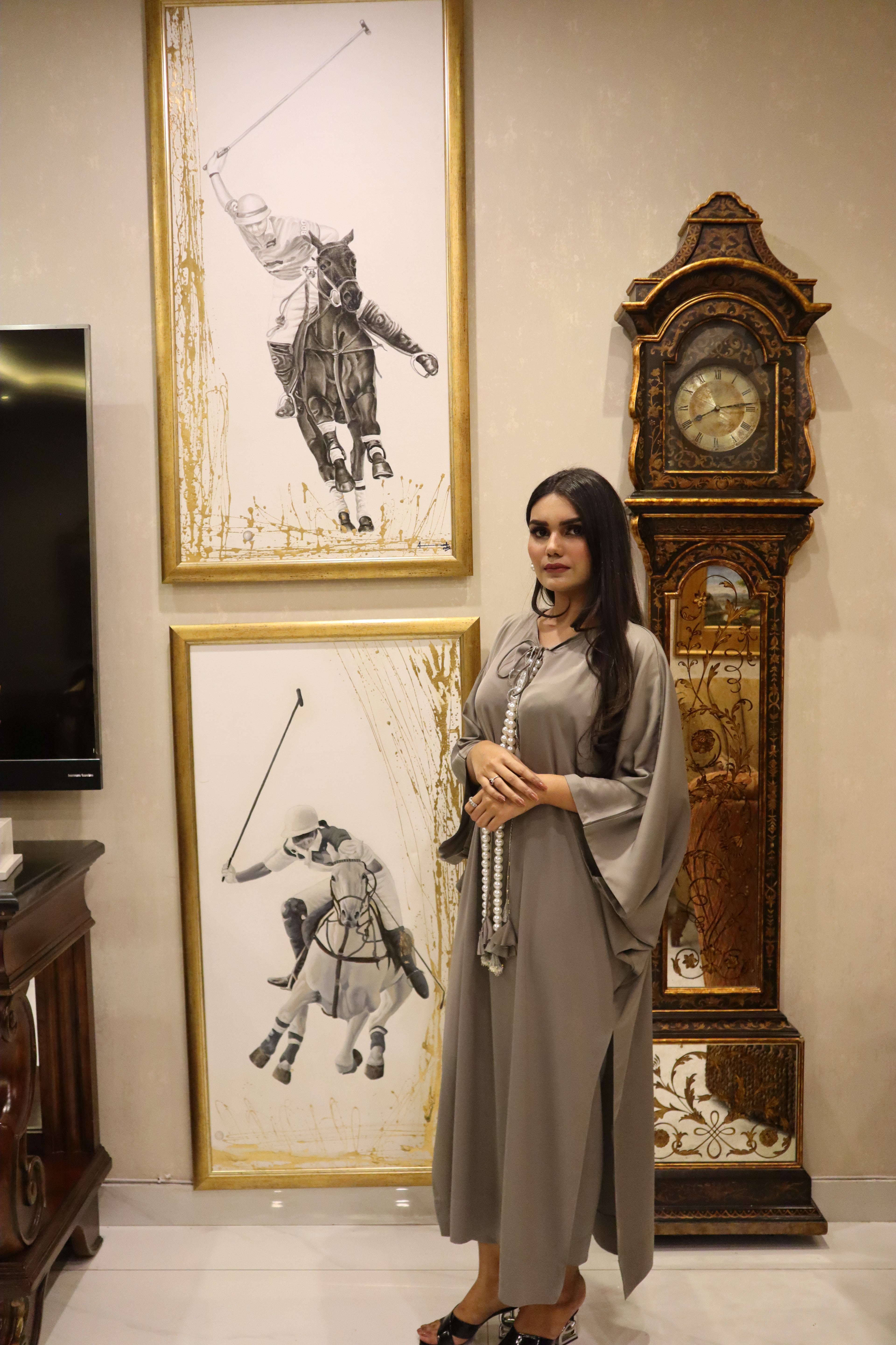 Pearl Dusk kaftan set