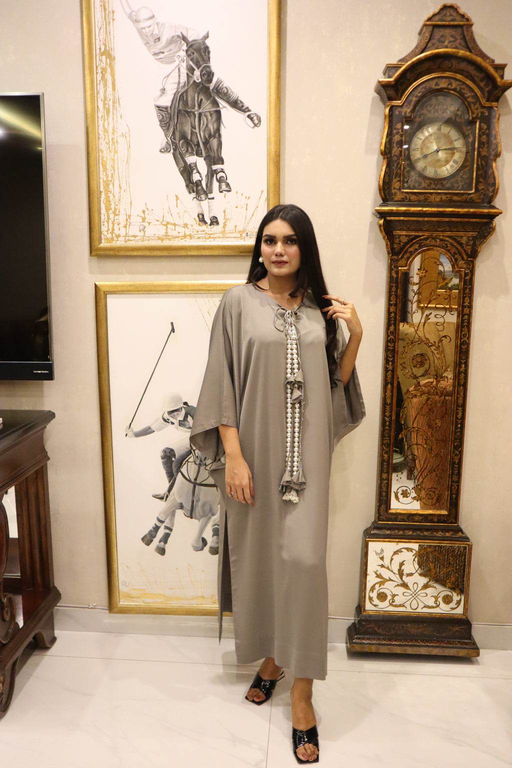 Pearl Dusk kaftan set