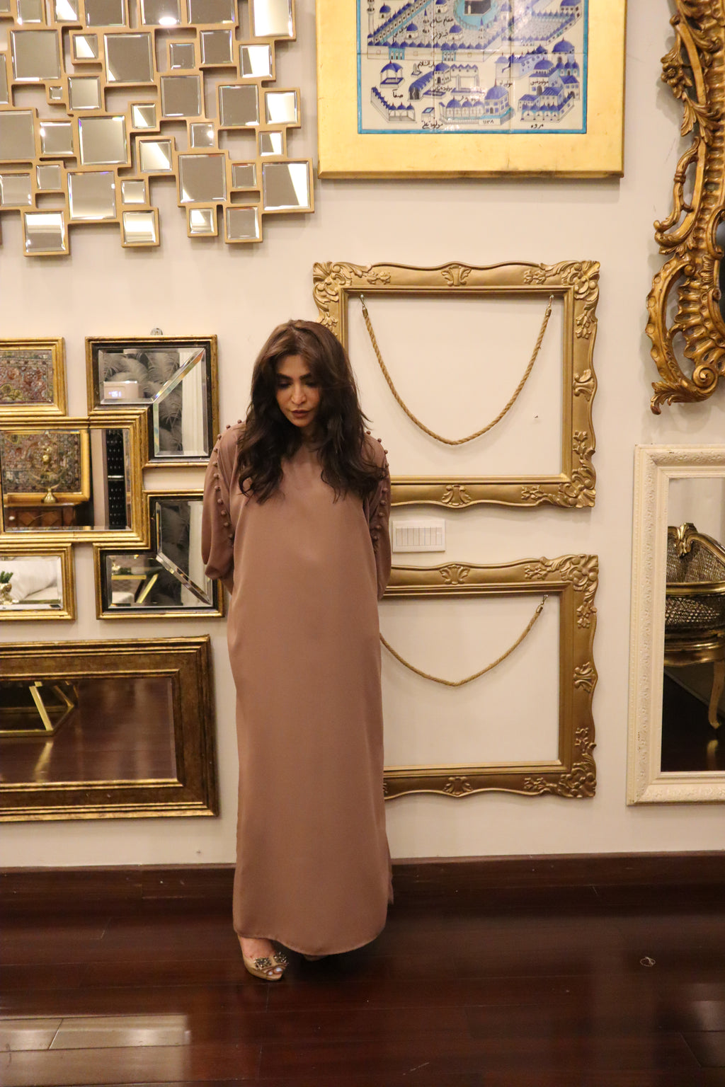 Blush Grace kaftan set