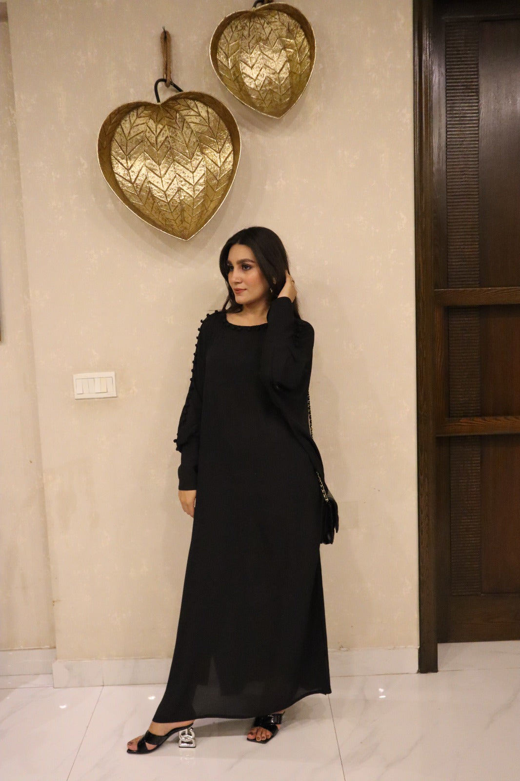 Noir Grace Kaftan Set