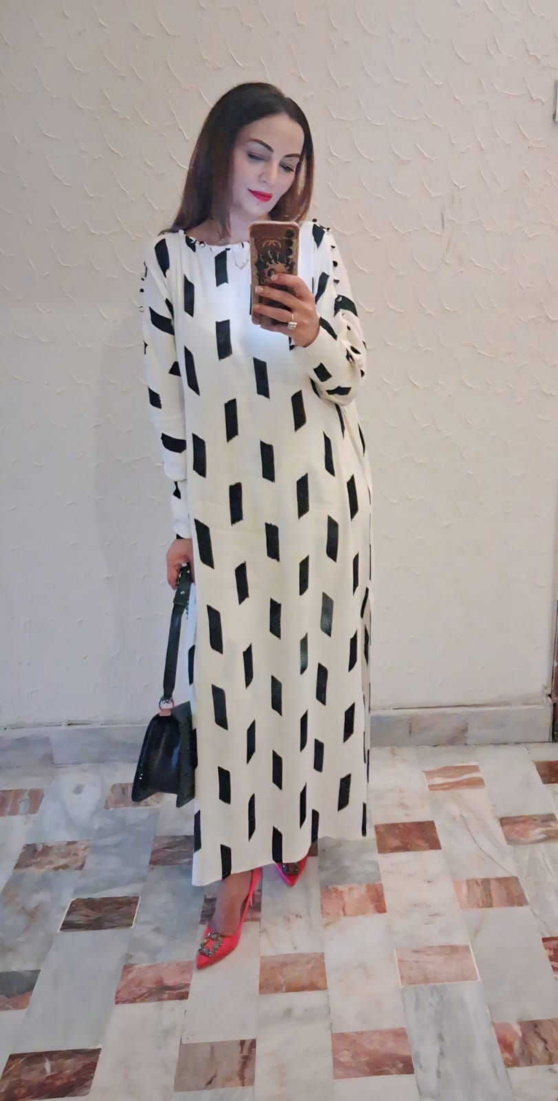 Monochrome Muse Kaftan